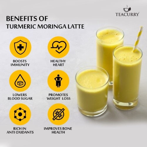 Teacurry Turmeric Moringa Latte Benefits