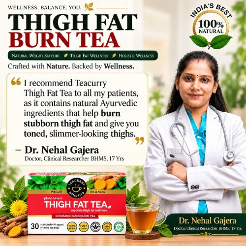 Dr. Nehal Gajera Recommends Teacurry Thigh Fat Burn Tea