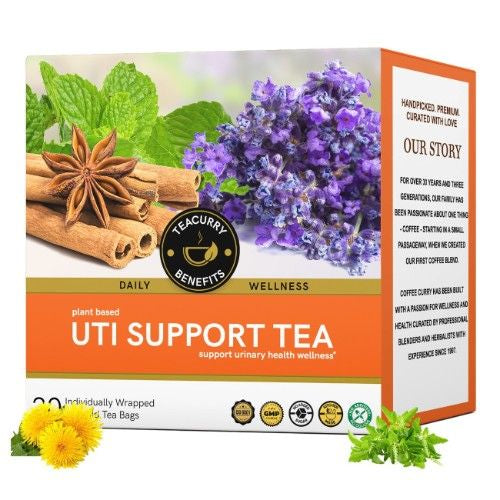 Teacurry UTI Support Tea 3D Box