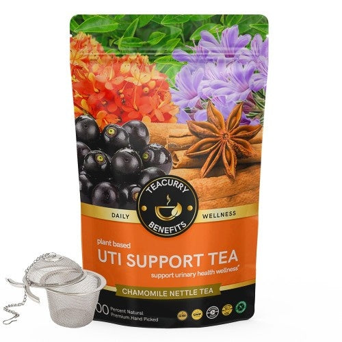 Teacurry UTI Support Tea Pouch with Infuser