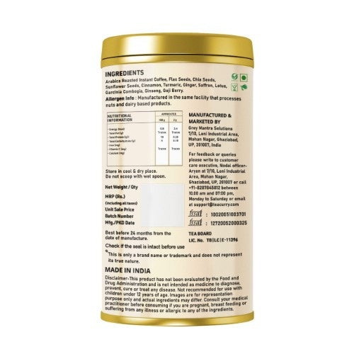 Coffeecurry Collagen Coffee Back Image 