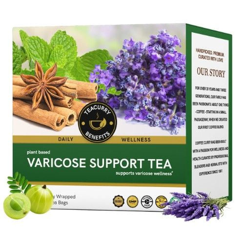 Teacurry Varicose Support Tea 3D Box