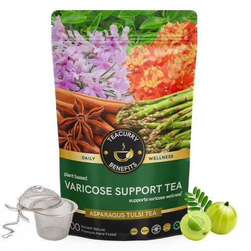Teacurry Varicose Support Tea Pouch with Infuser