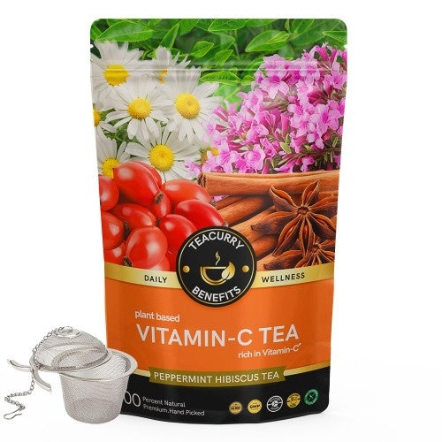 Teacurry Vitamin C Tea Pouch with Infuser