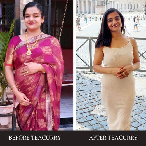 Teacurry - Weight Management Tea - Before / After - drinking green tea and weight loss- green tea to loss weight- best green tea for weight loss