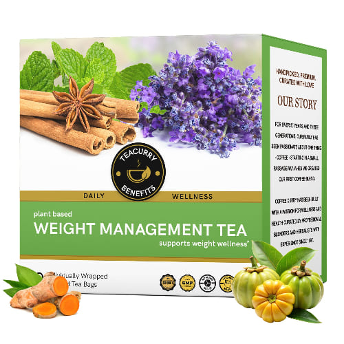 Teacurry Weight Management Tea 3D Box