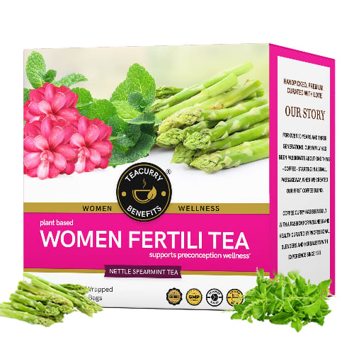 Teacurry Women Fertility Tea 3D Box