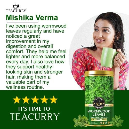 Teacurry Wormwood Tea Testimonial Image