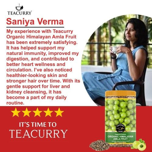 Teacurry Organic Himalayan Amla Fruit Testimonial Image