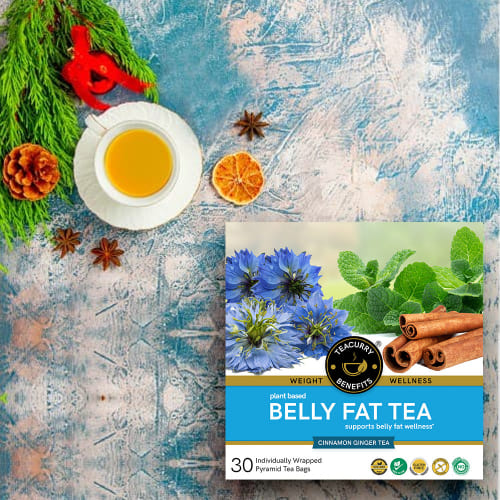 Teacurry Belly Fat Tea Top View