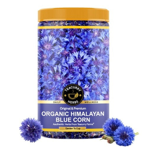 Organic Himalayan Blue Cornflower Petals Main Image 