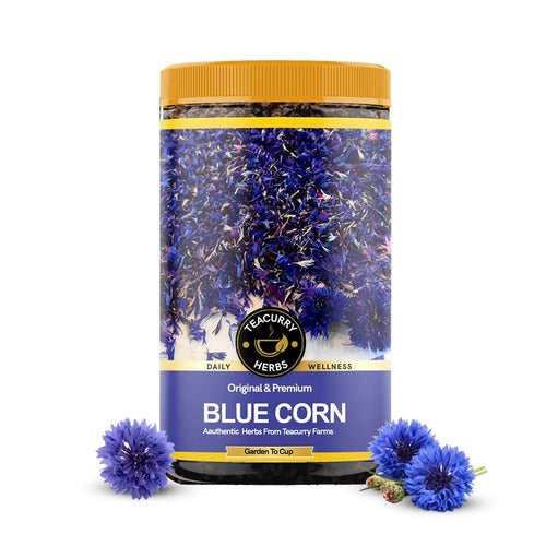 Teacurry - Blue Corn Flower  - dried blue cornflowers petals- 