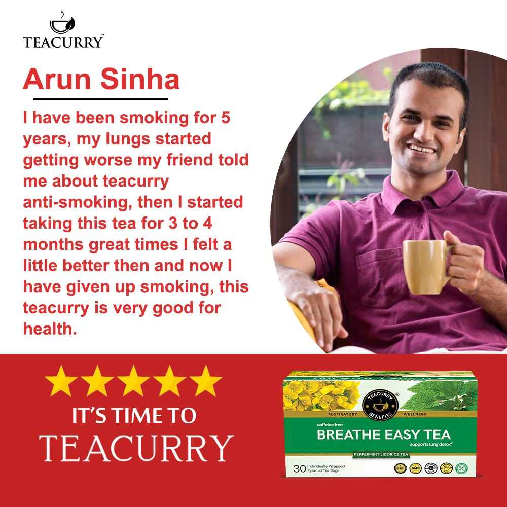 Teacurry Breath Easy Tea Testimonial 