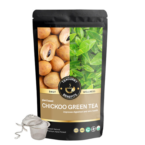 Teacurry Chikoo Green Tea With Infuser