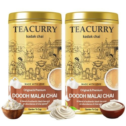 Teacurry Doodh Malai Chai Tin Can 