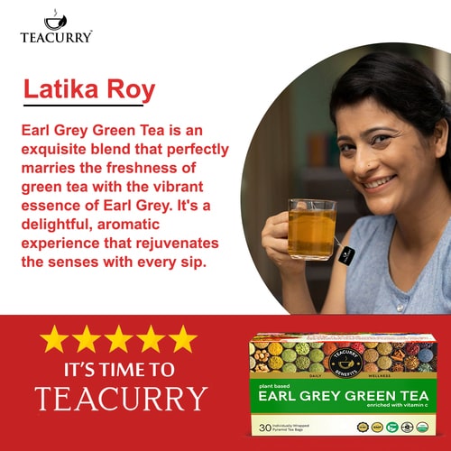 Teacurry Earl Grey Green Tea - customer reviews