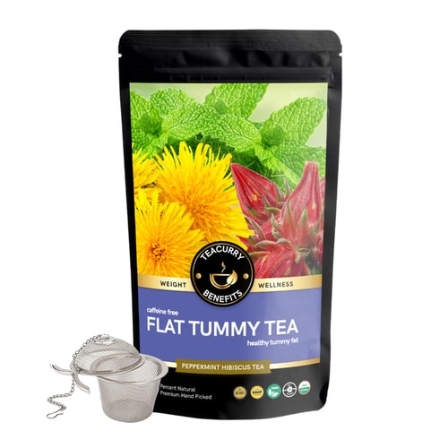 Teacurry Flat Tummy Tea - with infuser 