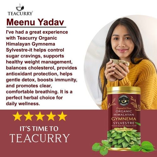 Teacurry Organic Himalayan Gymnema Sylvestre Leaves Testimonial 