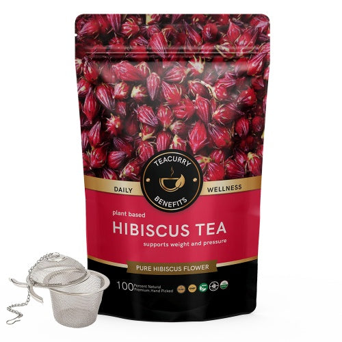 Ivory Natural Hibiscus Tea Pouch With Infuser 