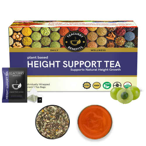 Height Support Tea - Helps Promote Natural Height Growth and Improve Bone Strength