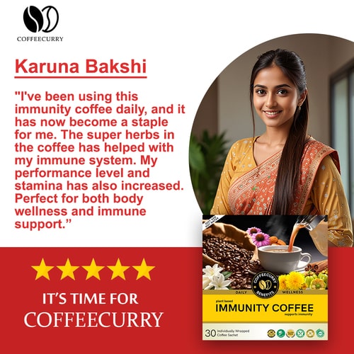 customer reviews about Immunity Coffee premix