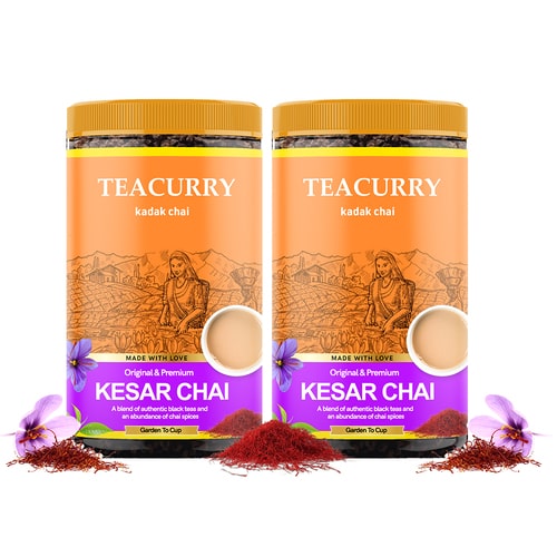 Kesar Chai - 200 grams  - saffron chai tea - saffron flower tea