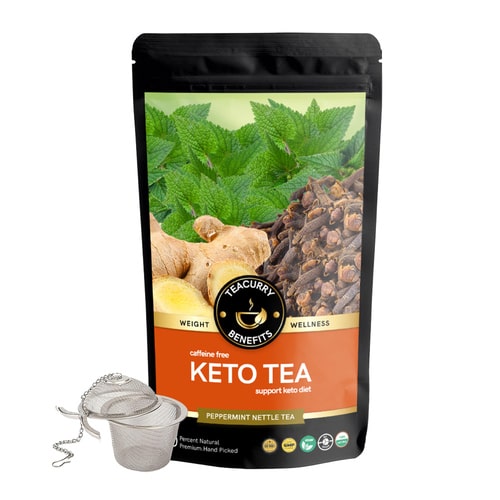 Teacurry Keto Wellness Tea with infuser 