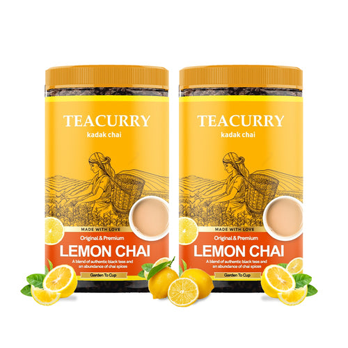 Lemon Chai - 200 grams  - lemon hot tea benefits