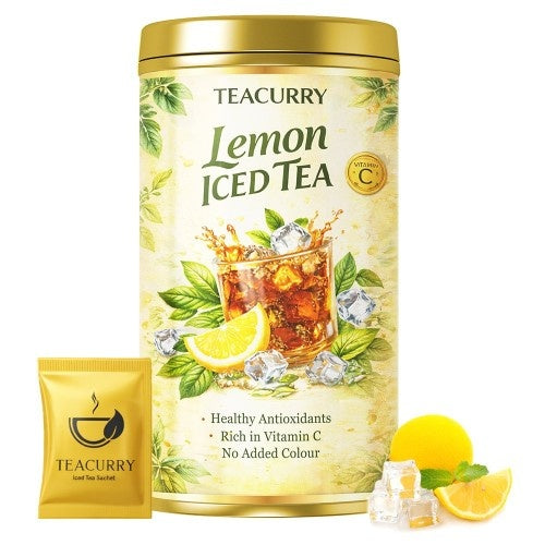 Teacurry Lemon Instant Iced Tea Mix Sachets 