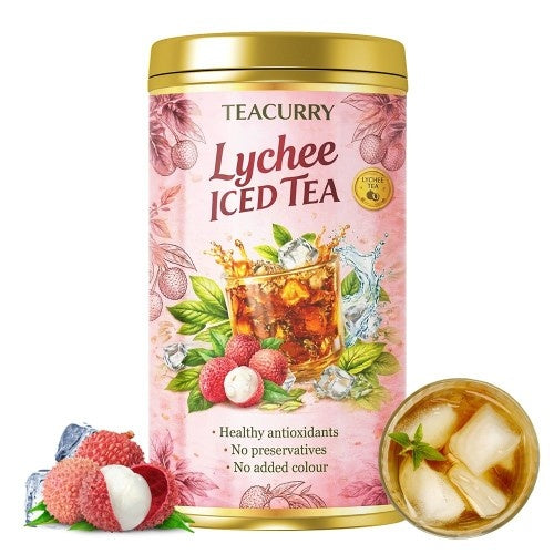 Teacurry Litchi Instant Iced Tea Mix Main Image  