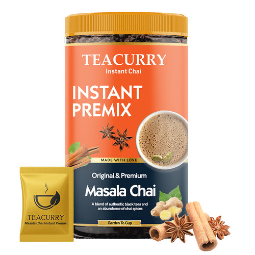Teacurry Masala Instant Tea Premix with satchet