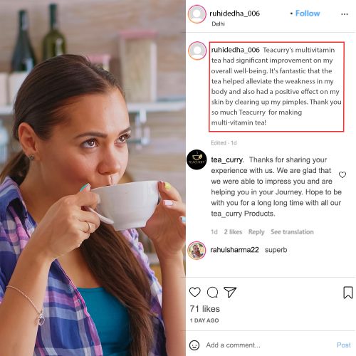 Teacurry Multivitamin tea review image