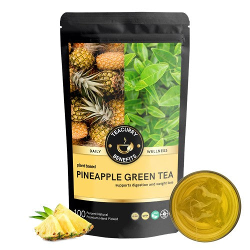 Teacurry pineapple green tea losse pouch image