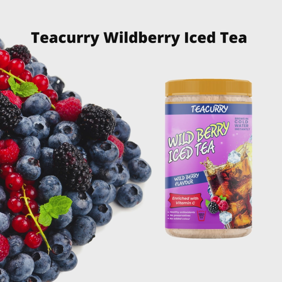 Teacurry Wildberry Iced Tea Video