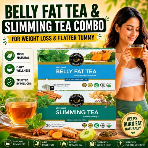 Teacurry Belly Fat Tea and Slimming Tea - best tea for weight loss and belly fat