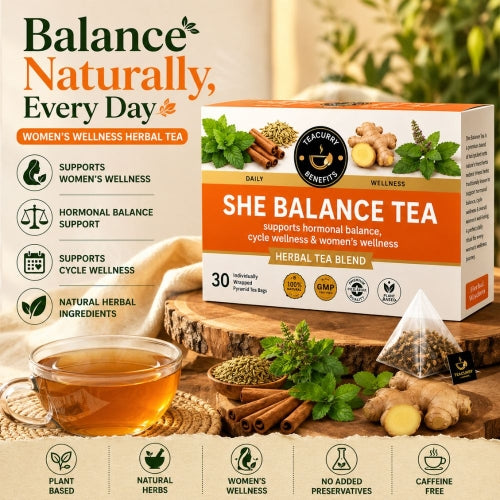 Teacurry She Balance Tea - Best Tea For PCOS PCOD Relief