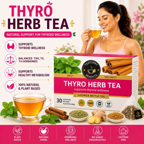 Teacurry Thyro Herb Tea - Best Tea for Thyro Relief