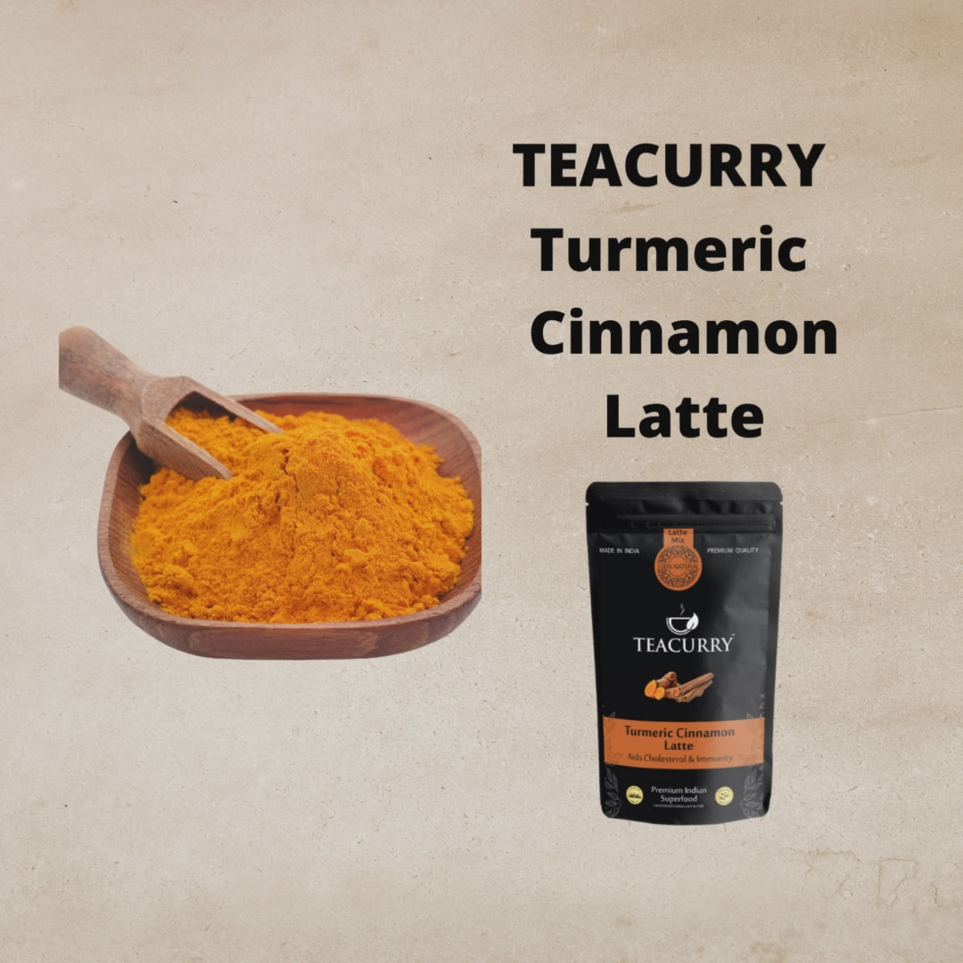 Teacurry Turmeric Cinnamon Latte Video
