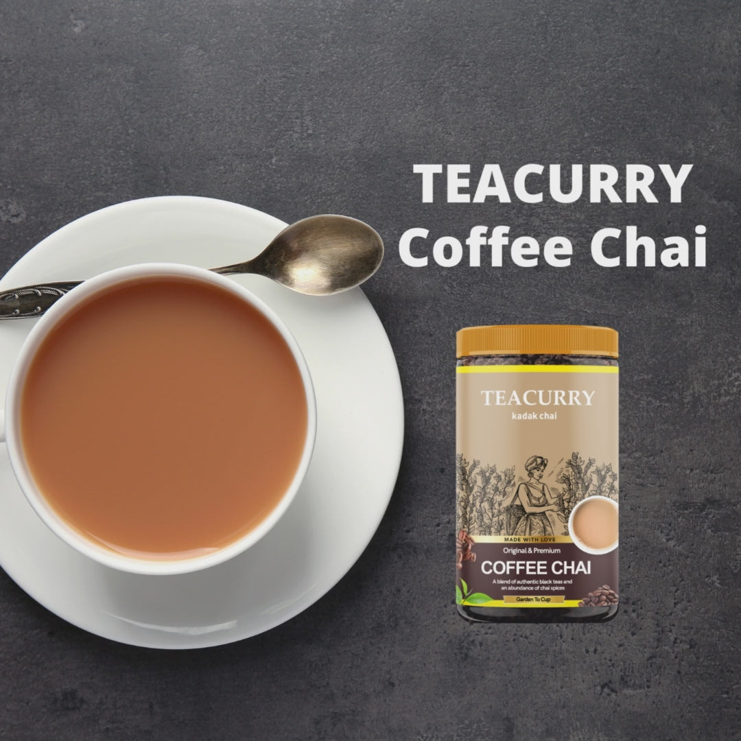 TEACURRY Coffee Tea Video - tea to replace coffee - best tea for coffee drinkers
