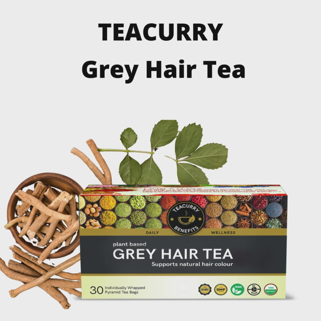 TEACURRY Anti Grey Hair Tea Video
