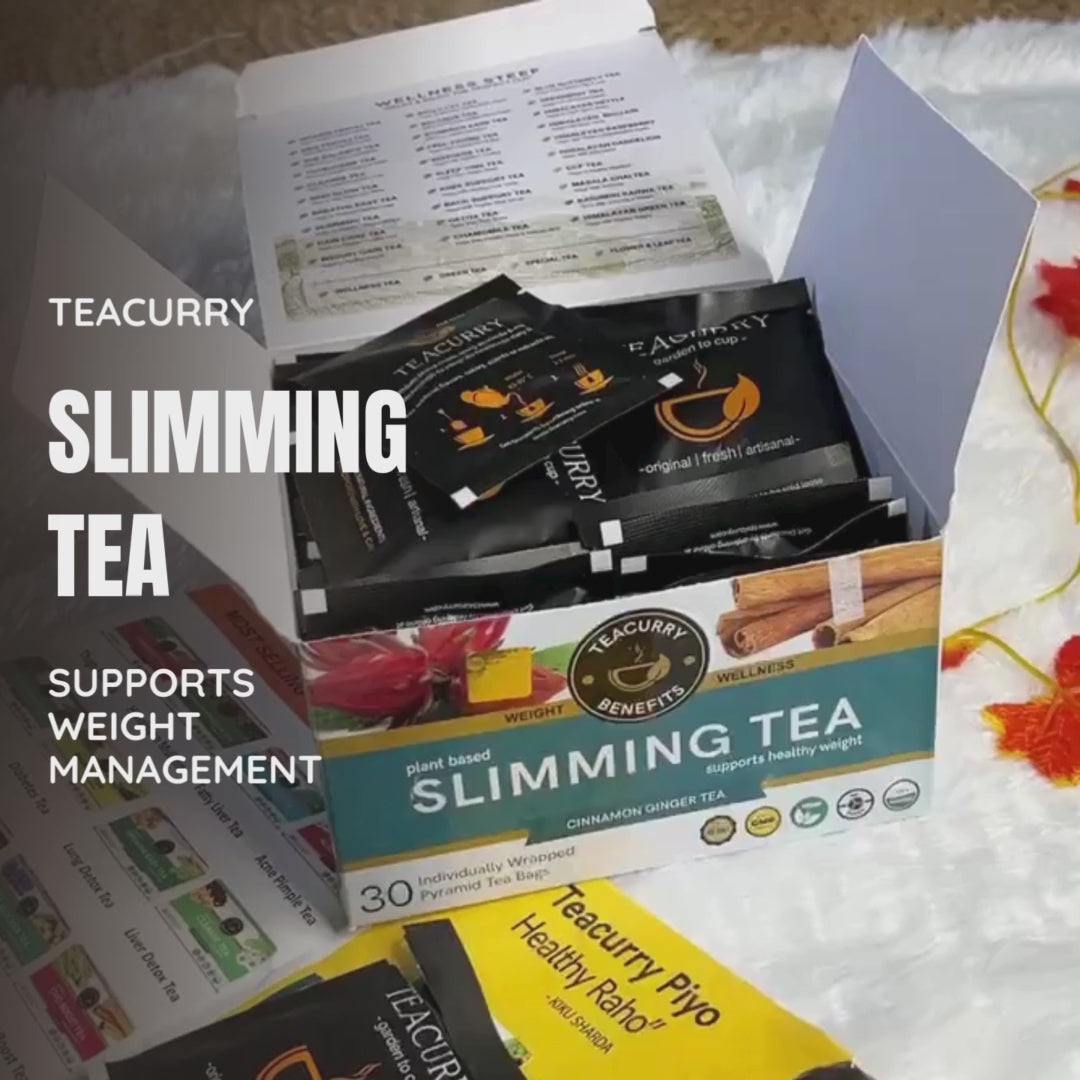 Slimming Tea - Reduce Weight Naturally - Best Weight Loss Tea for both Men & Women with Diet Chart