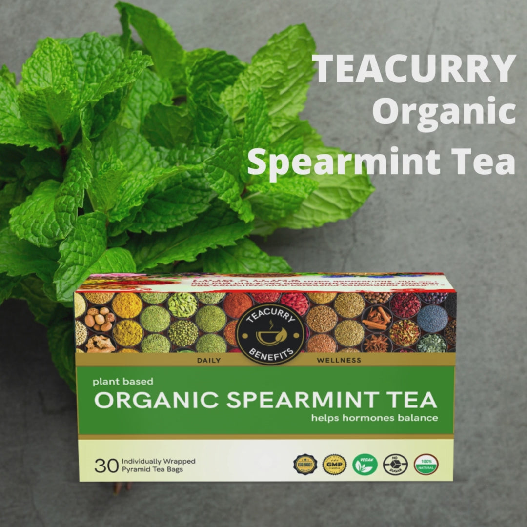 TEACURRY Organic Spearmint Tea Video 