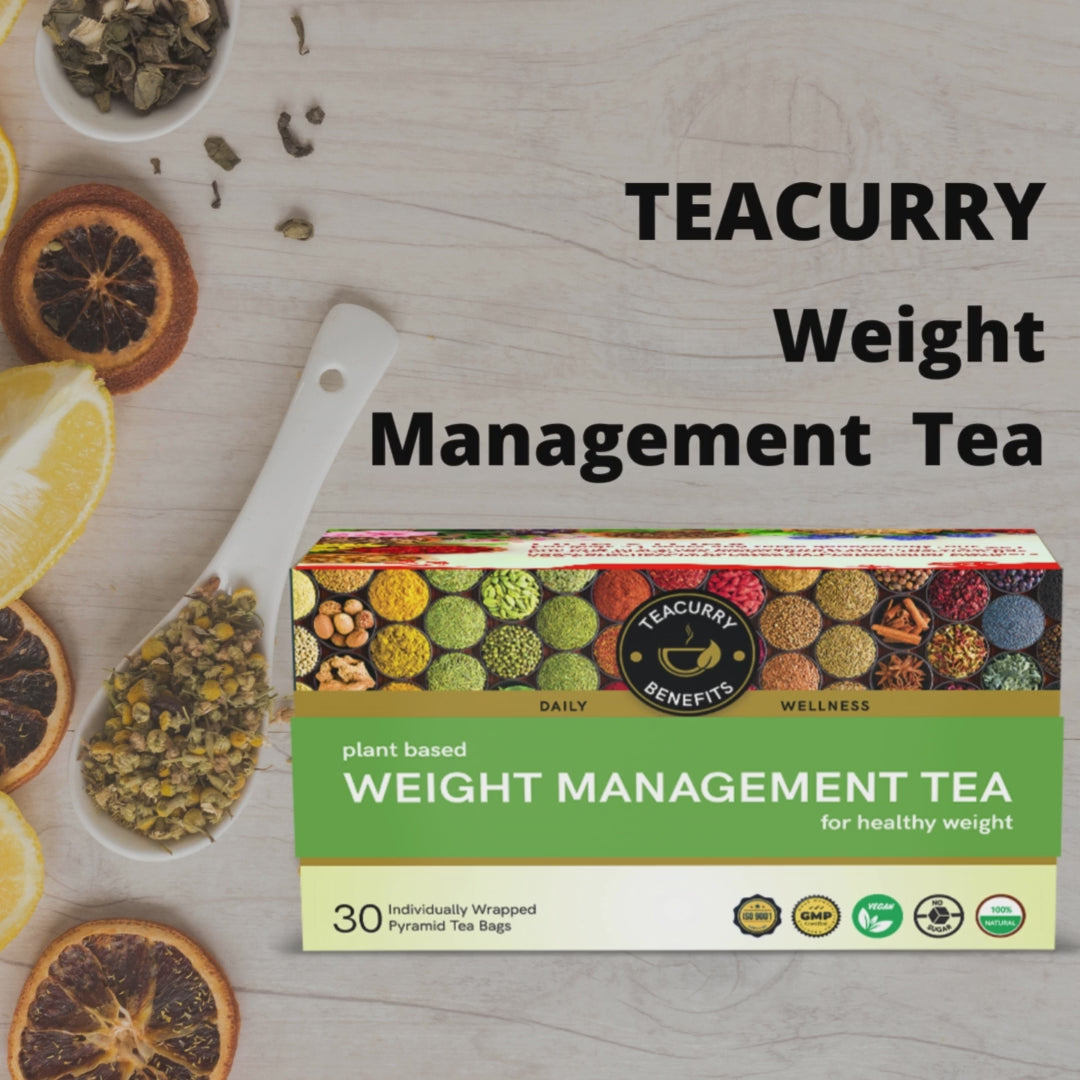 TEACURRY Weight Management Tea Video - green tea and weight loss - green tea weight loss drink- green tea fat loss