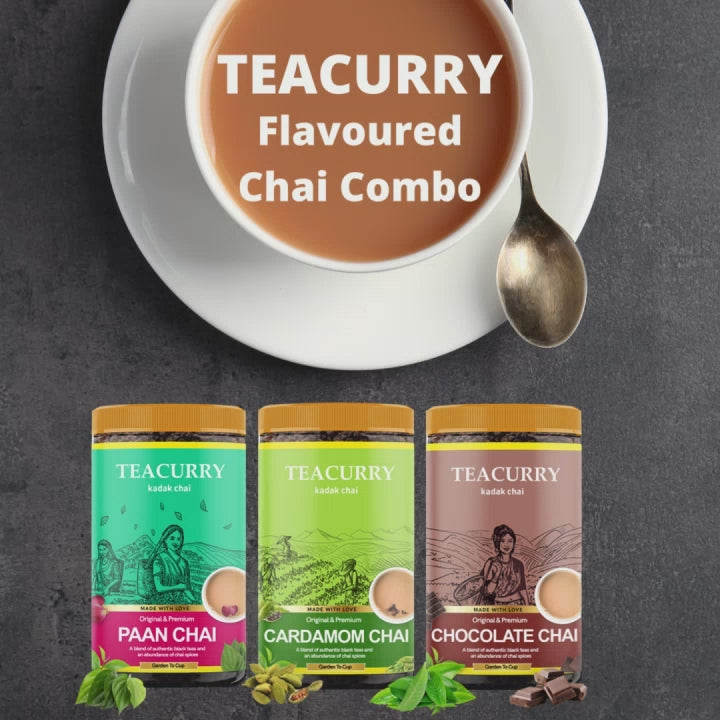 TEACURRY Flavour  Chai Combo Video