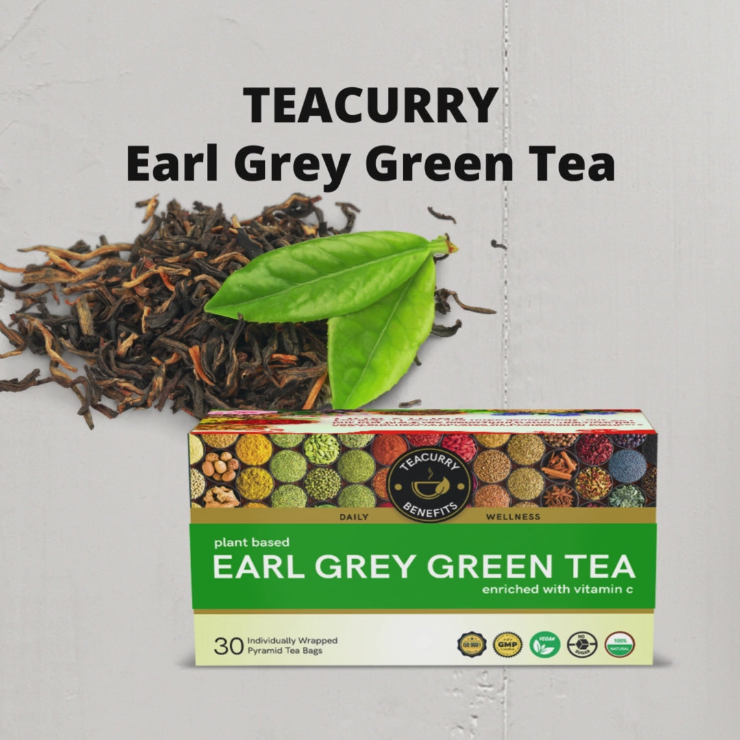TEACURRY Earl Grey Green Tea Video