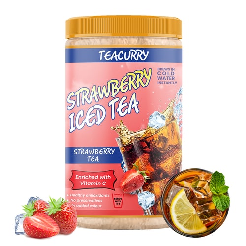 Teacurry Strawberry Instant Iced Tea