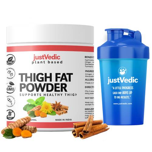 Thigh fat Drink Mix Powder with shaker