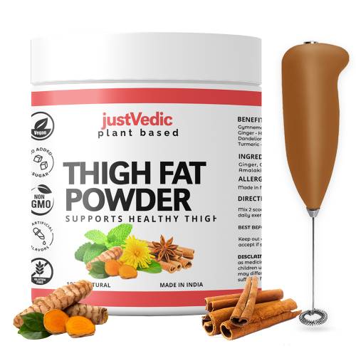 Thigh fat Drink Mix Powder with frother