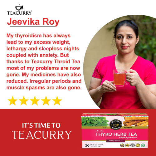 Teacurry Thyro Herb Tea Testimonial Image
