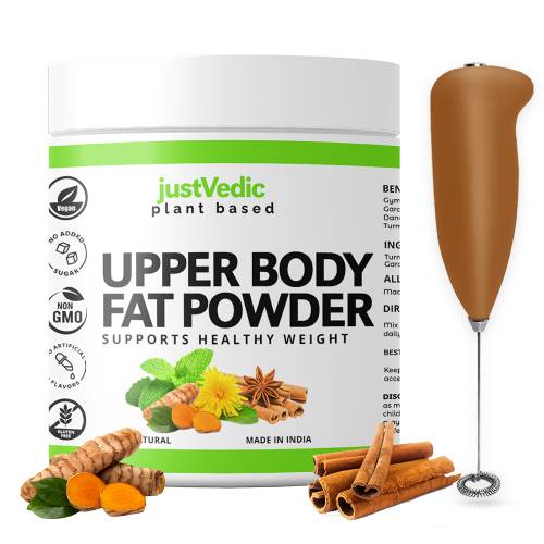 Upper Body Fat Burn Drink Mix with frother